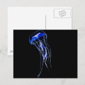 深いブルー ポストカード (正面/裏面)