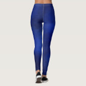 深いブルーHenna Mandalaタンクトップに一致 レギンス (裏面)