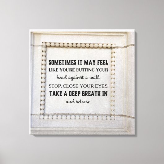 深いブレスキャンバス印刷 キャンバスプリント (正面)