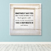 深いブレスキャンバス印刷 キャンバスプリント (インサイチュ (ウッドフロア))