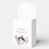 深いベルベットフローラベビーシャワーありがとう フェイバーボックス (オープン)