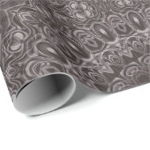 深いベルベット水の色のマンダラオブブラウン ラッピングペーパー (ロールコーナー)