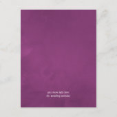 深いベルベット結婚フローラズゲスト詳細 エンクロージャーカード (裏面)