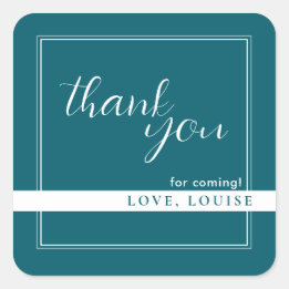 深いペトロサンキューステッカー スクエアシール