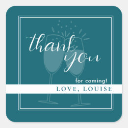 深いペトロサンキューステッカー スクエアシール