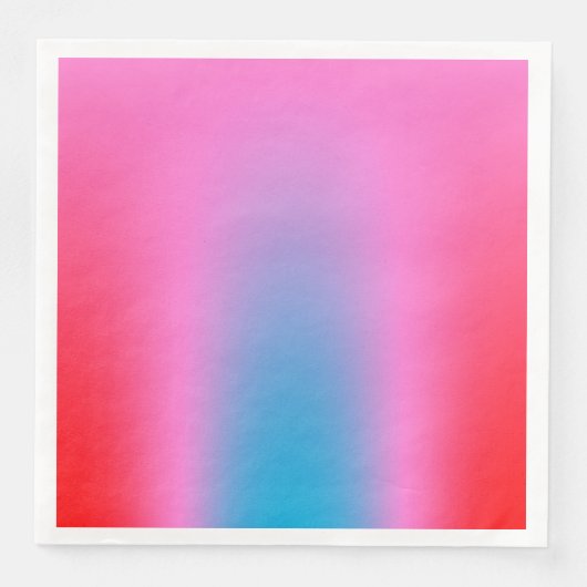 深いマゼンタピンクから赤と青のオーリグラデーション (正面)