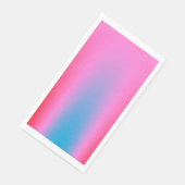 深いマゼンタピンクから赤と青のオーリグラデーション (コーナー)