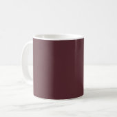 深いマーン無地のカラー コーヒーマグカップ (正面左)