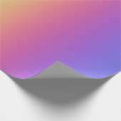 深いレインボーグラデーション ラッピングペーパー (角)