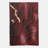 深いレッドサウスウエストコウィド キッチンタオル (縦)