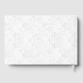 深いレッドローズフローラ結婚ズ – ゲストブック (裏面)