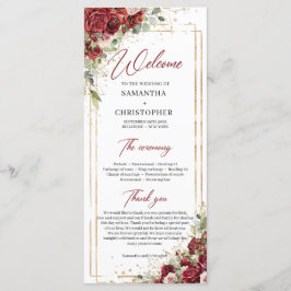 深いレッドローズ赤面フラワーユーカリプトゥスプログラム プログラム