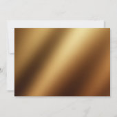 深いレッドBurgundyフローラ日付金ゴールドスクリプトの保存 セーブザデート (裏面)