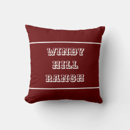 深いレッパーソナライズされたドファームまたはランチ装飾用クッション クッション