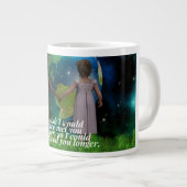 深いロマンチックラブ引用文 ジャンボコーヒーマグカップ (正面右)