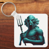 深いワン キーホルダー (正面)