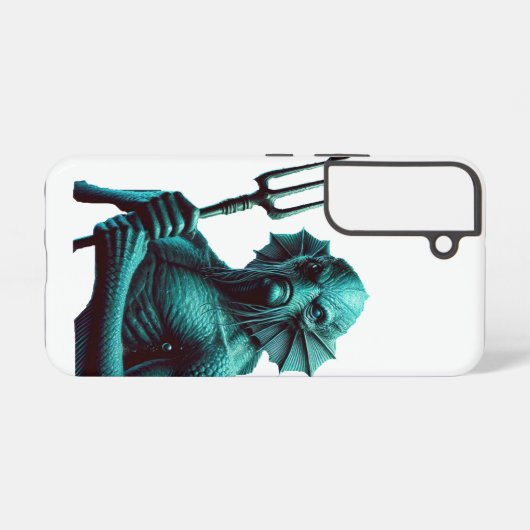 深いワン SAMSUNG GALAXYケース (裏面横)