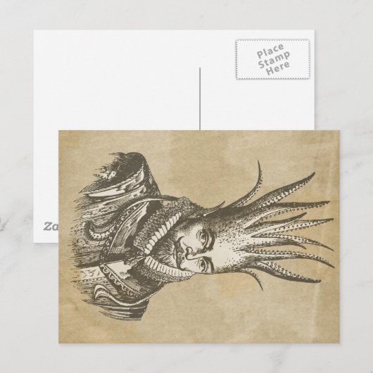 「深い主」 ポストカード (正面/裏面)