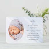 深い信仰写真宗教招待状 招待状 (スタンド正面)