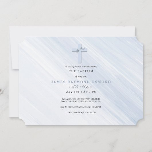 深い信仰宗教招待状 招待状 (正面)