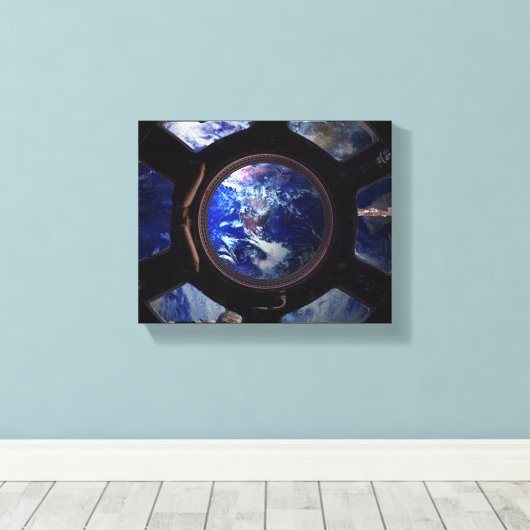 深い偽 キャンバスプリント (インサイチュ (ウッドフロア))