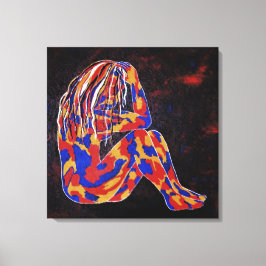 深い入考え キャンバスプリント