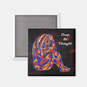 深い入考え マグネット (正面/裏面)