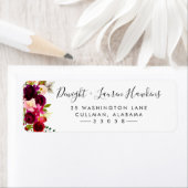 深い冬 |差出人住所ラベル ラベル (インサイチュ)