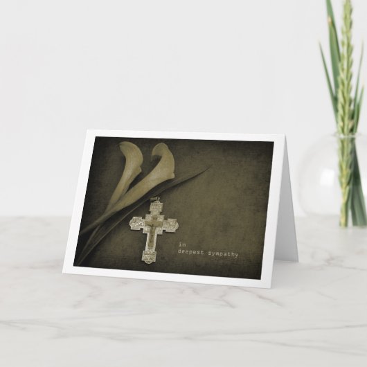 深い哀悼の意を込めて カード (正面)