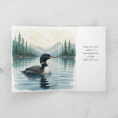 深い哀悼の意を込めて 美しいコモンロオンレイク カード (内部)