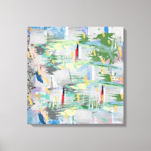 深い土類鉱物 キャンバスプリント (正面)