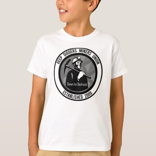 深い坑夫抗夫連合2009基岩に Tシャツ (正面)