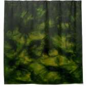 深い威厳がある シャワーカーテン (正面)