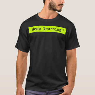 深い学ネオン Tシャツ