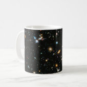 深い宇宙スターと銀河系 コーヒーマグカップ (正面左)