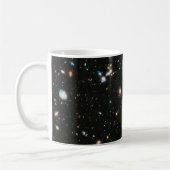 深い宇宙スターと銀河系 コーヒーマグカップ (左)