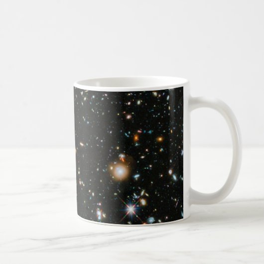 深い宇宙スターと銀河系 コーヒーマグカップ (右)