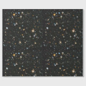 深い宇宙スターと銀河系 ラッピングペーパー (フラット)