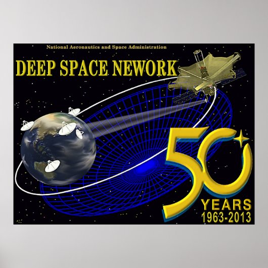 深い宇宙ネットワーク50周年記念 ポスター (正面)