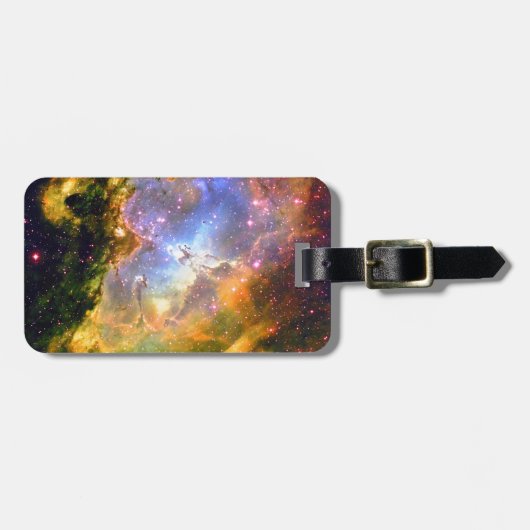 深い宇宙星雲 ラゲッジタグ (正面横)