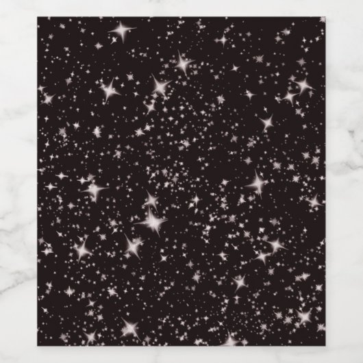 深い宇宙星 ワインラベル (シングルラベル)