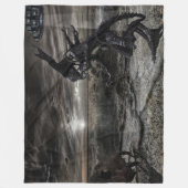 深い宇宙鬼 フリースブランケット (正面)