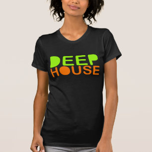 深い家djは音楽Tシャツのスタイルを作ります Tシャツ
