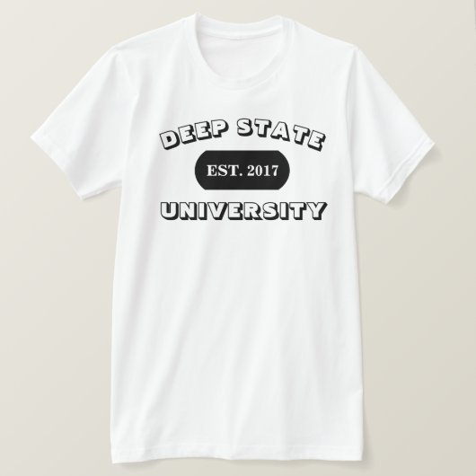 深い州大学EST. 2017 Tシャツ (デザイン正面)