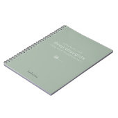 深い思考のジャーナルノートブック用に予約 ノートブック (左側)