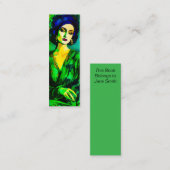 深い思考ブックマーク スキニー名刺 (正面/裏面)