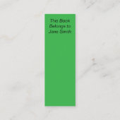 深い思考ブックマーク スキニー名刺 (裏面)