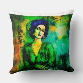 深い思考 クッション (裏面)