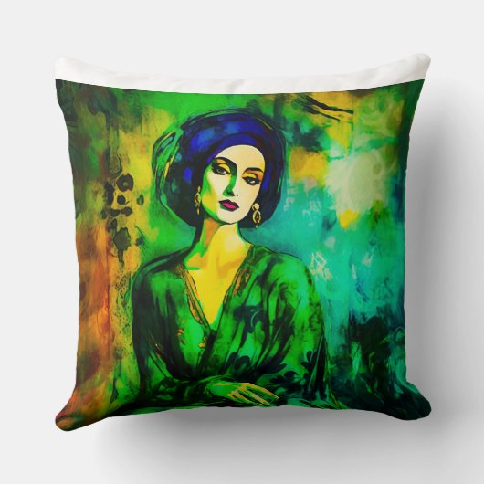 深い思考 クッション (裏面)