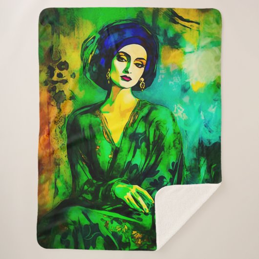 深い思考 シェルパブランケット (正面)